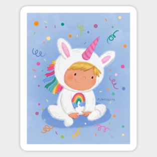 Unicorn kid Sticker